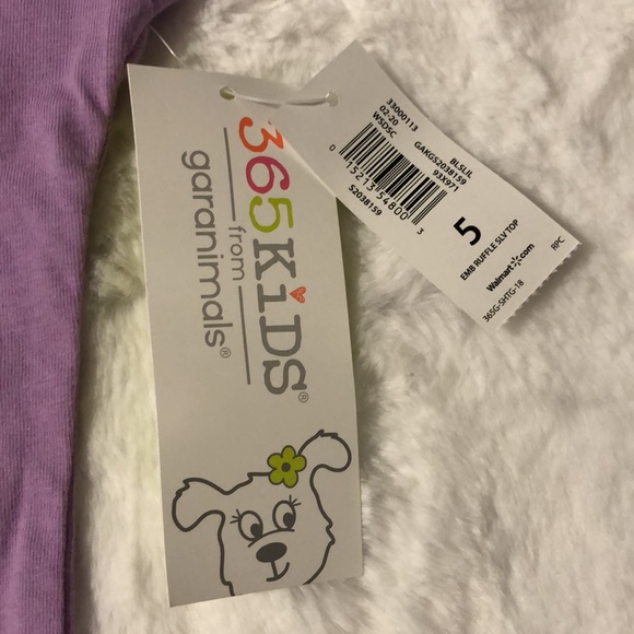 365Kids Purple Sequin Mermaid T-shirt Girls Size 5 - Picture 5 of 10